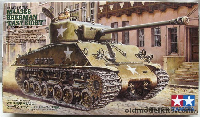 Tamiya 1/35 M4A3E8 Sherman Easy Eight European Theater, MM346 plastic model kit